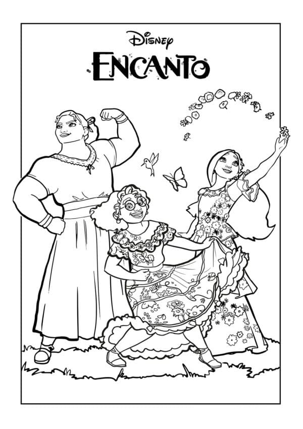 Encanto – Dibujos para colorear